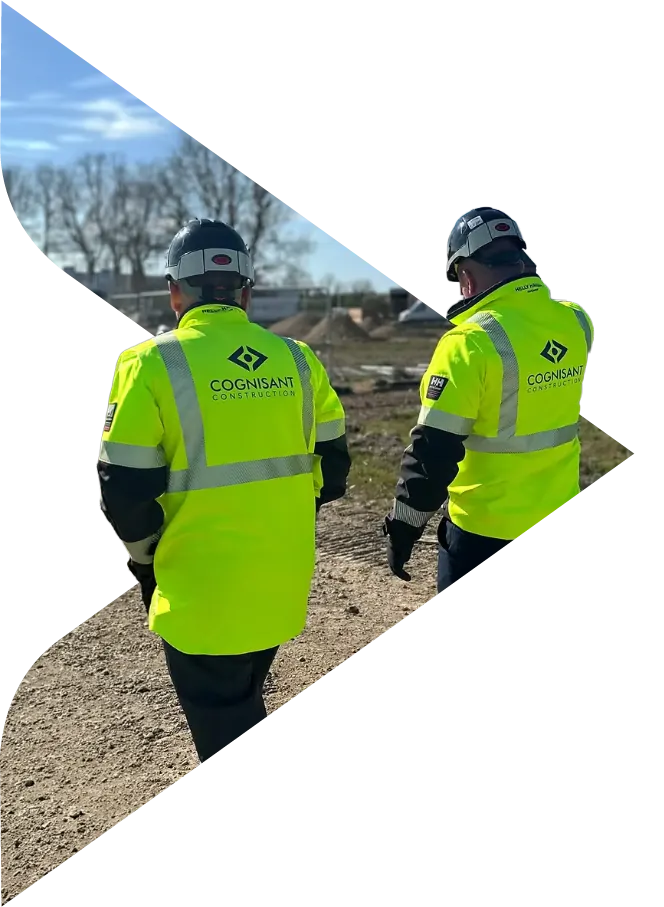 Cognisant construction team on site